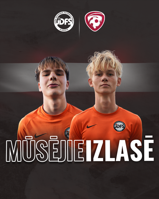 Alberts Avots un Emīls Dergačs izsaukti uz Latvijas U-15 izlasi