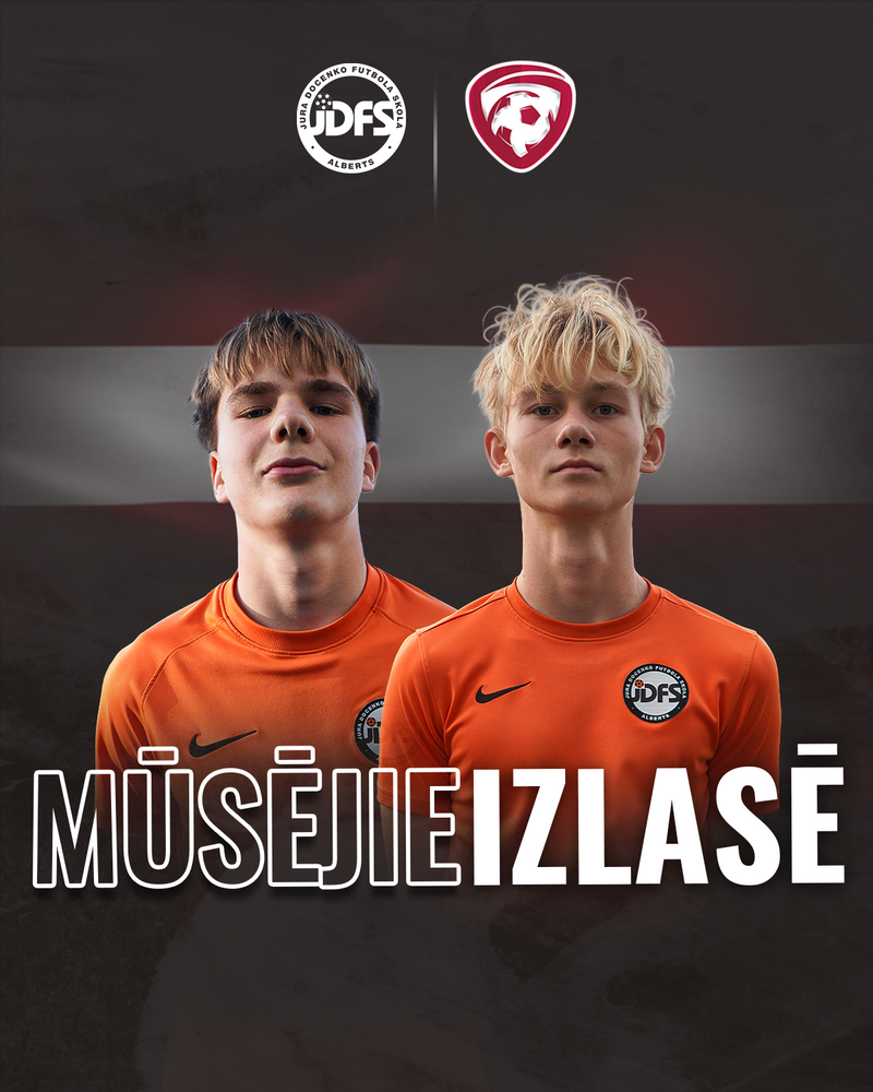 Alberts Avots un Emīls Dergačs izsaukti uz Latvijas U-15 izlasi